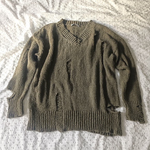 Zara distressed knit sweater - Picture 2 of 7